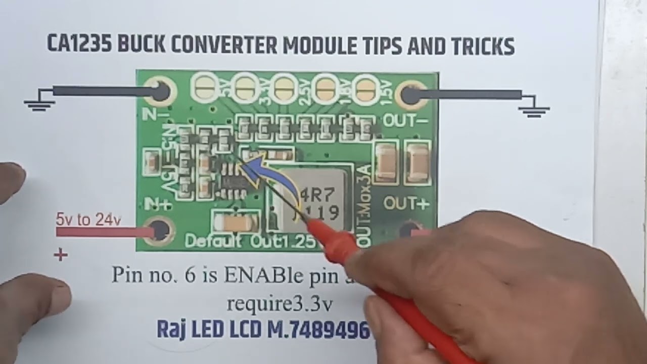 led lcd मे पेनल VCC कैसे बनाये.. आइये जानते आसान तरीका. CA1235 मोडूल से... सीखे led lcd. 🙏