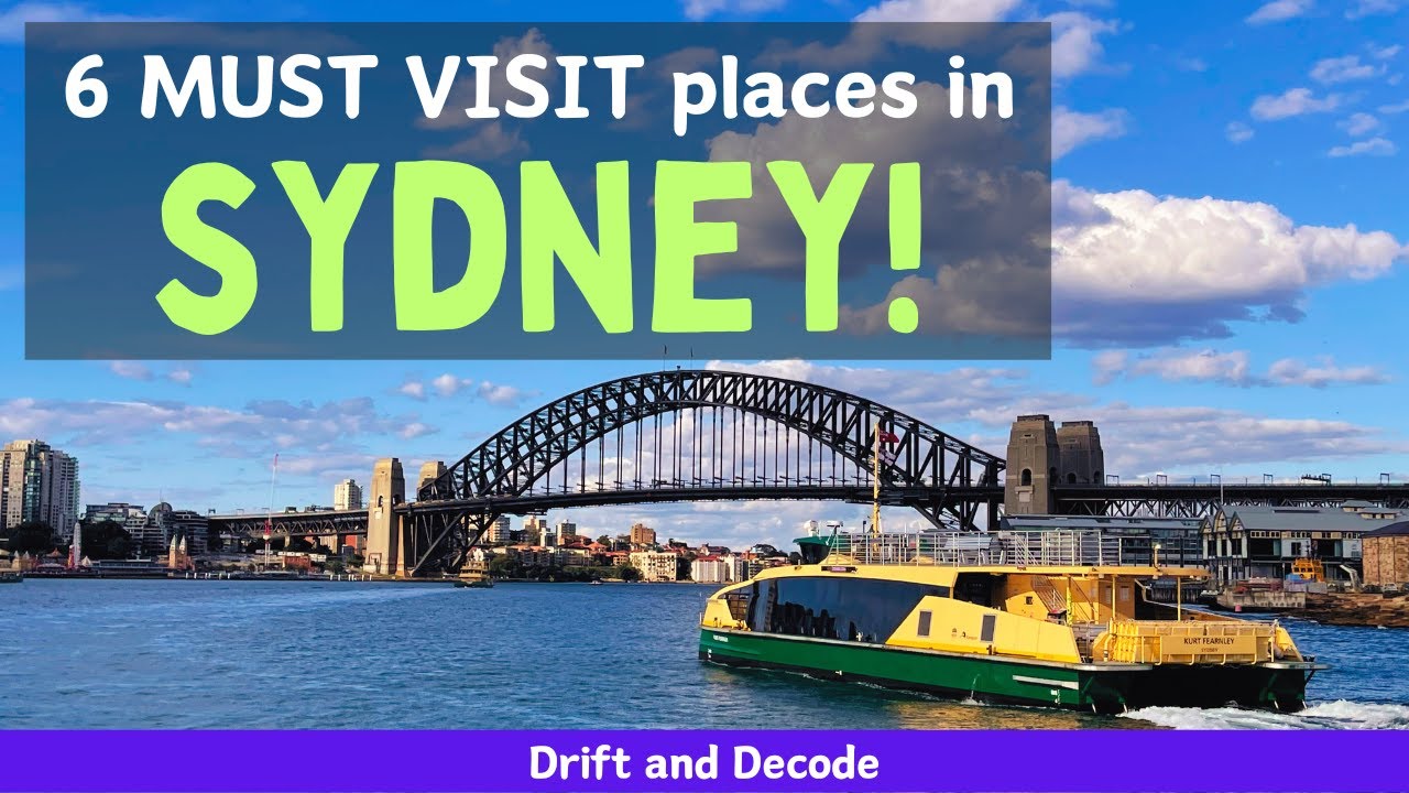 Top 6 places to visit in Sydney, the gateway to Australia! | WEEKEND #03