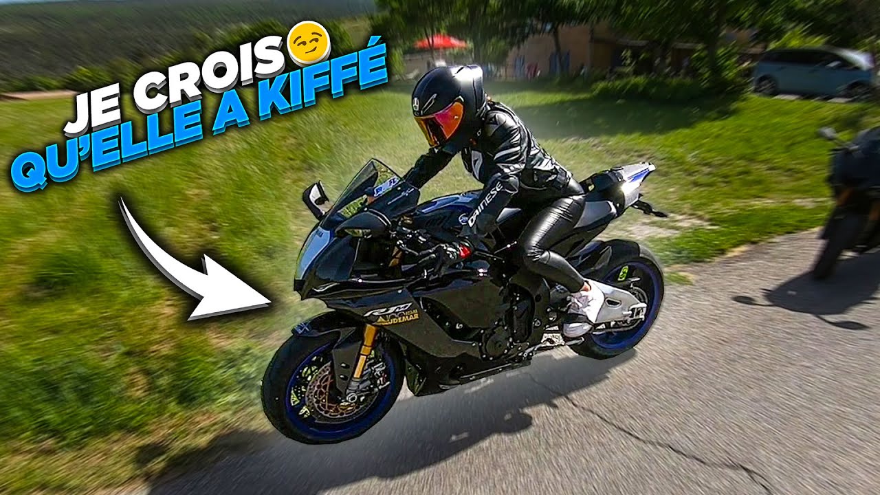 ELLE TESTE MA R1M 🥰🚀 BALADE AVEC UNE MOTARDE