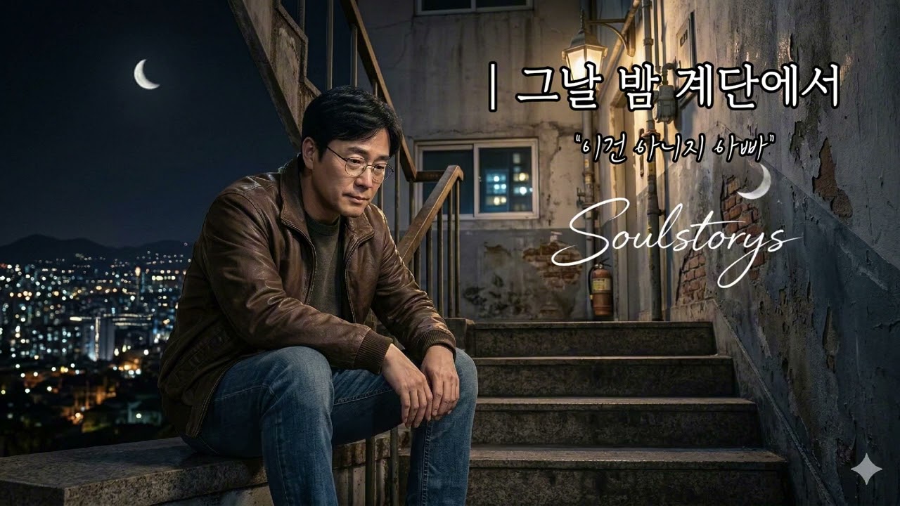 🎵 “이건 아니지 아빠” | 그날 밤 계단에서 (Emotional Korean Ballad)