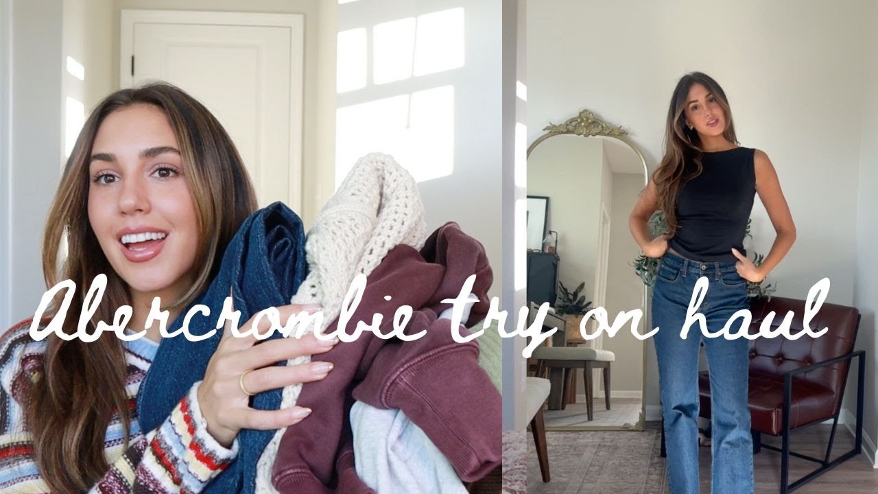 Примерка вещей из Abercrombie #abercrombiehaul #tryonhaul