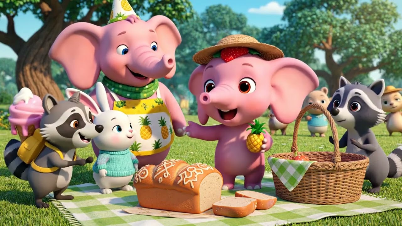Strawberry Elephant Gang 🍂 Harvesting Wheat to Craft a Heartwarming Bread Feast
