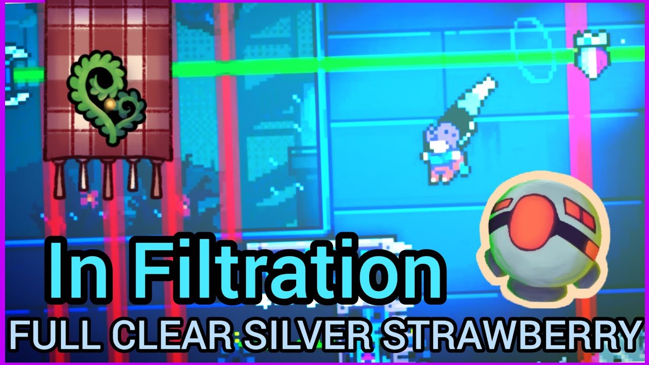 In Filtration Full Clear Silver Strawberry | Strawberry Jam Intermediate Lobby | Celeste Mods