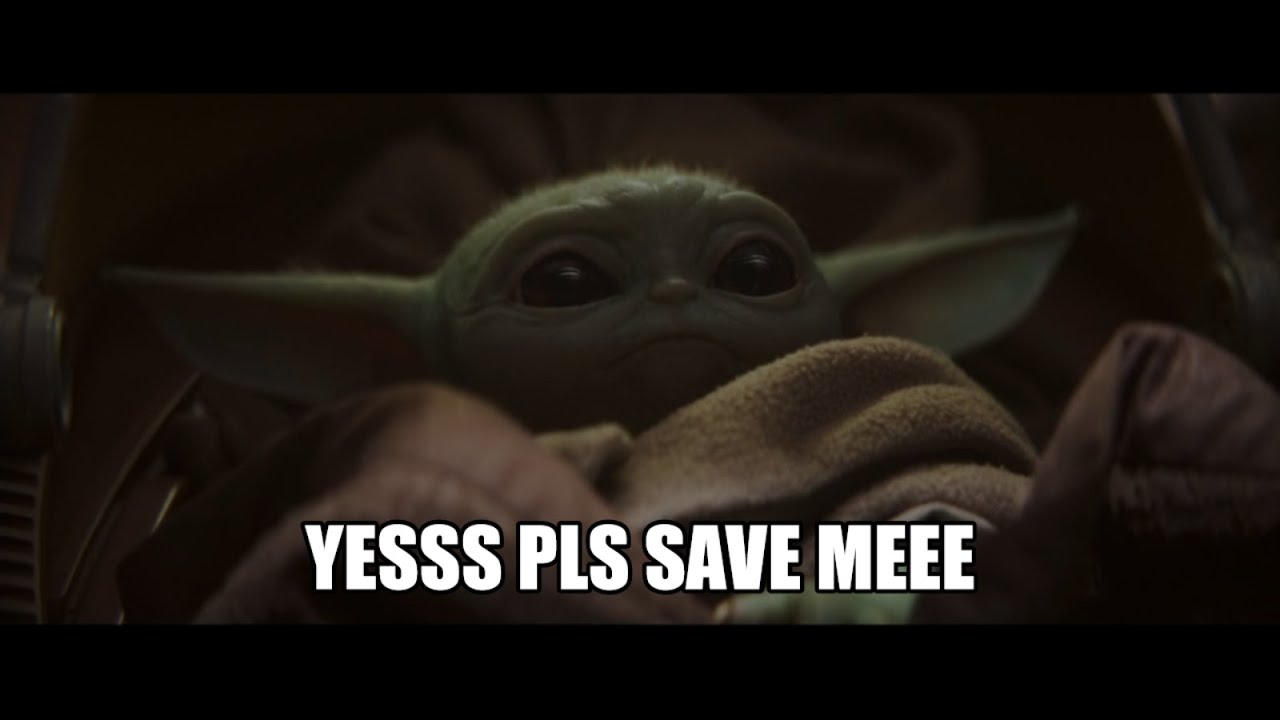 Baby Yoda with Subtitles