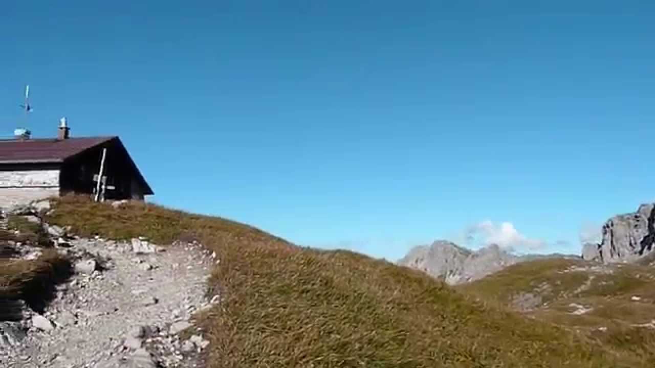 Mindelheimer Klettersteig (Via Ferrata) ab Fiderepass-Huette am 13.09.11