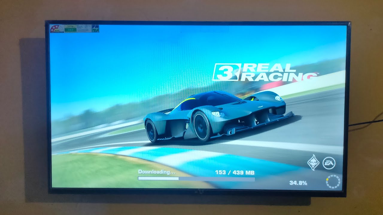 🔥🔥Играйте в Real Racing 3 на Mi TV с помощью пульта дистанционного управления от телевизора | v9....
