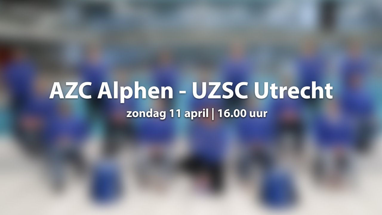 AZC Alphen - UZSC Utrecht | Eredivisie Waterpolo | 11-04-2021