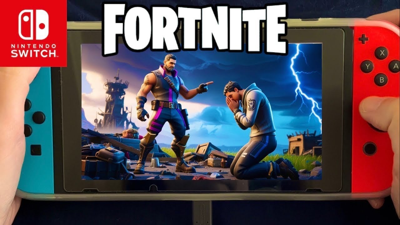 Fortnite 🔥 Gameplay 🎮 RELOAD on Nintendo Switch Handcam #4