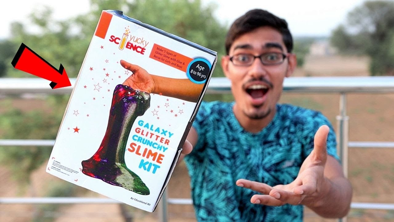 UNBOXING SLIME KIT | And Making Slime😎