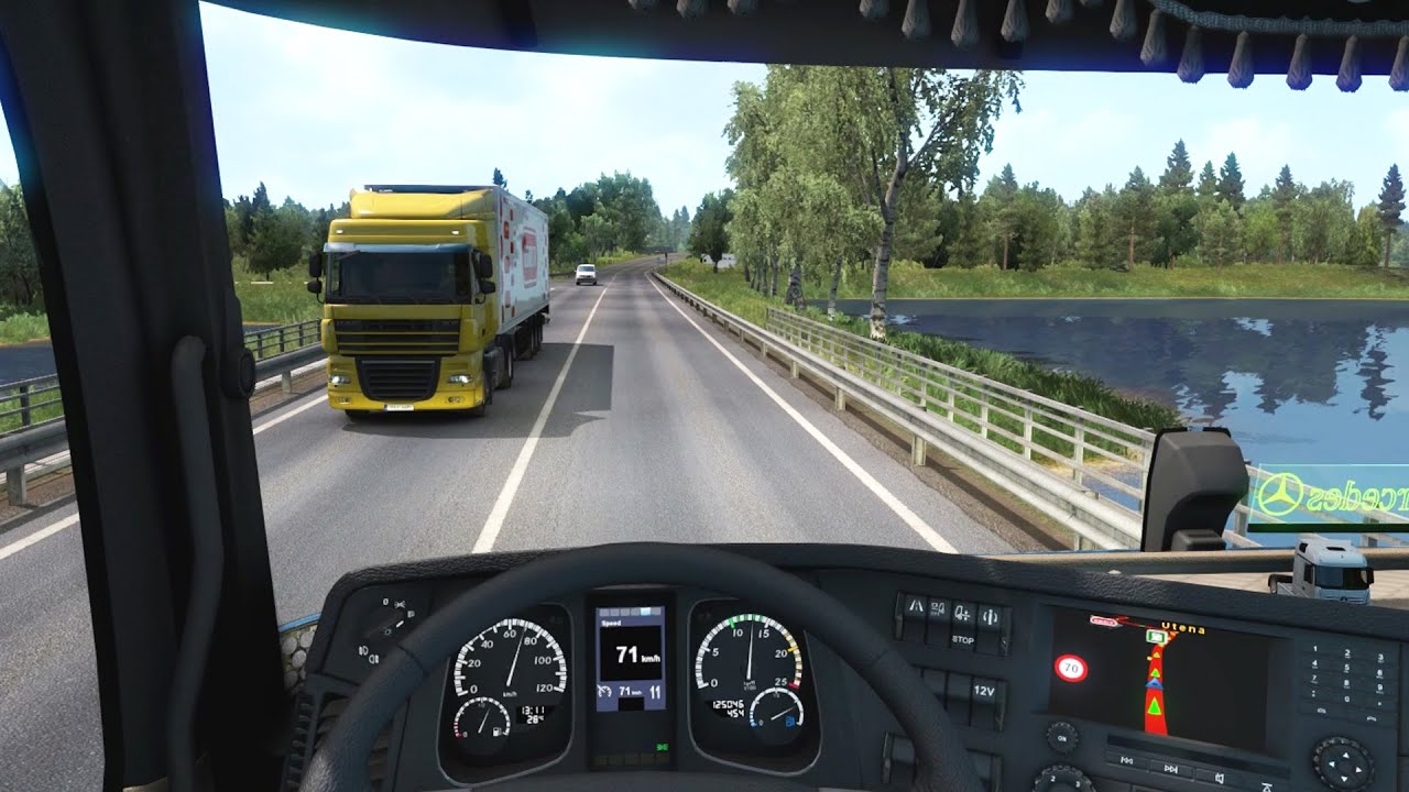 ETS2 #183 | Gran Ruta Por Carreteras De Doble Sentido 61 Toneladas | ROAD OF TRUCKER