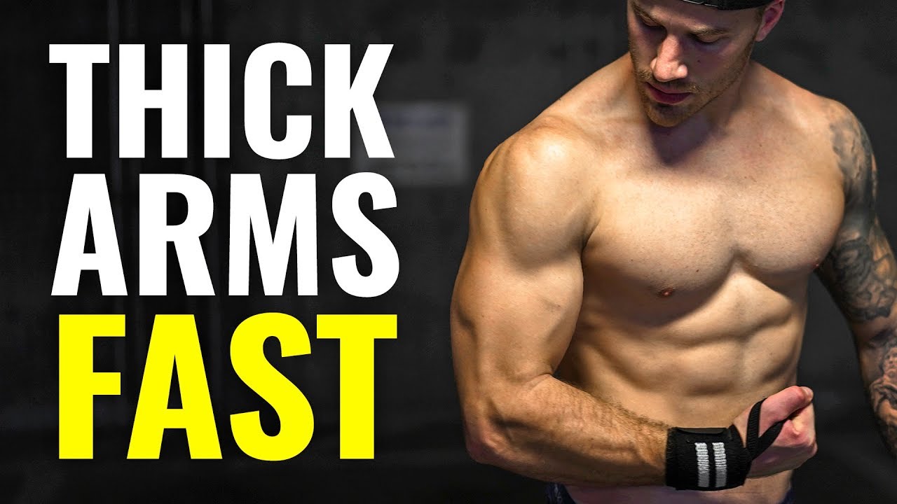 How to get THICK, DEFINED Arms (4 Best Exercises)