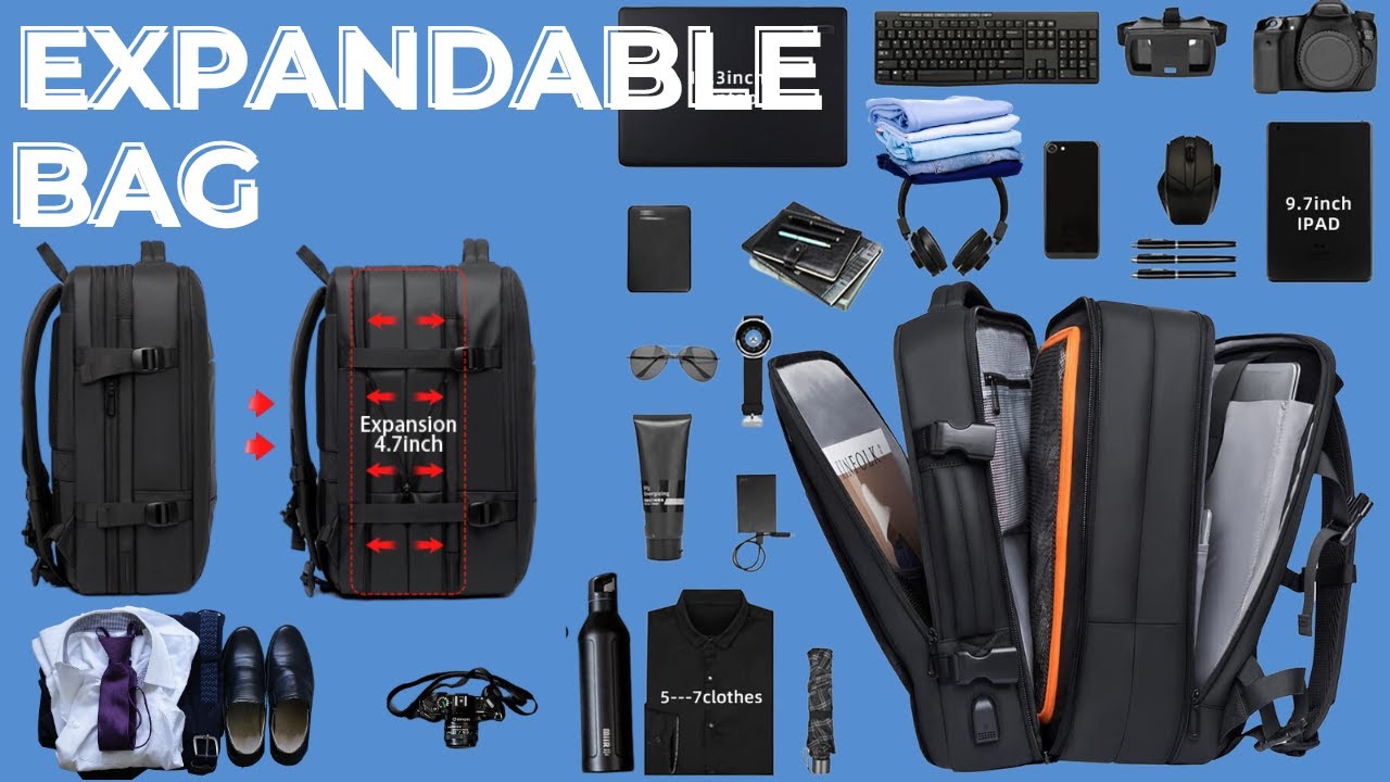 THE AMAZING EXPANDABLE BACKPACK THAT HOLDS EVERYTHING YOU NEED.