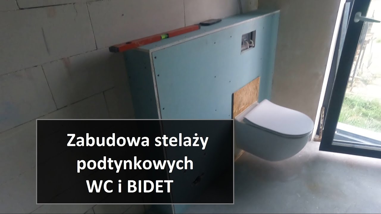 RD 062 Zabudowa stelaży podtynkowych WC i BIDETU