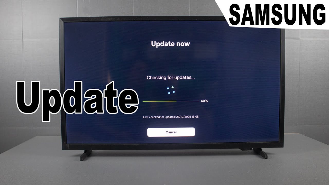 Как проверить наличие обновления системного ПО на телевизоре SAMSUNG Smart TV 2025 года
