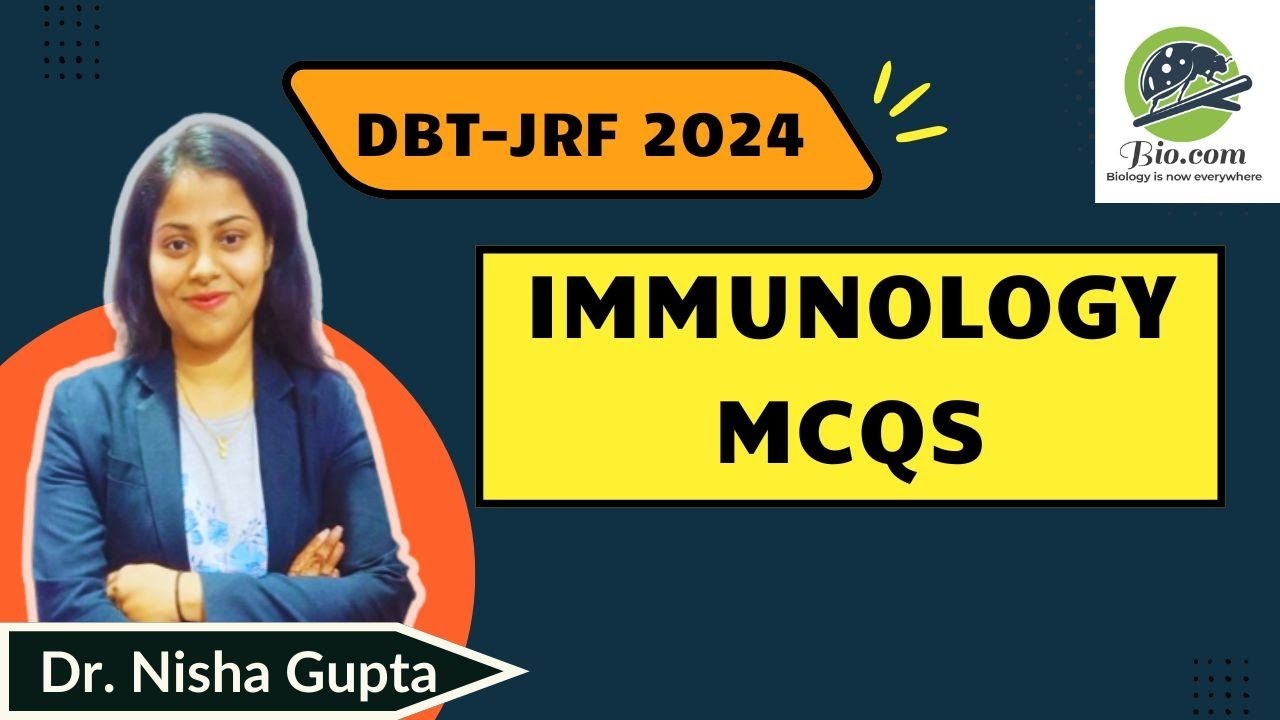 BET 2024 Crash Course: Day 22 | DBT-JRF Immunology MCQs || Biodotcom || #DBT #BET #CSIR
