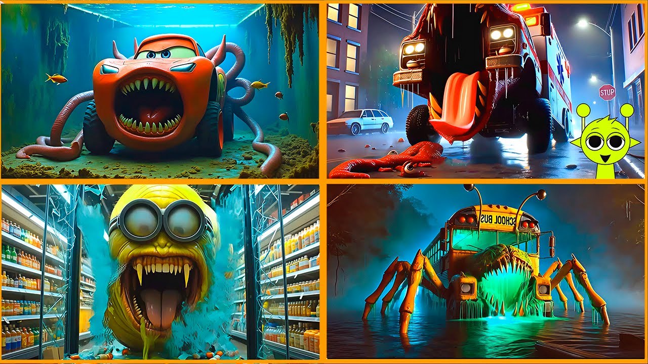🚌😱✨Monster School Bus Eater – Coffin Dance 🎶 Tiles Hop (Hard Mode)