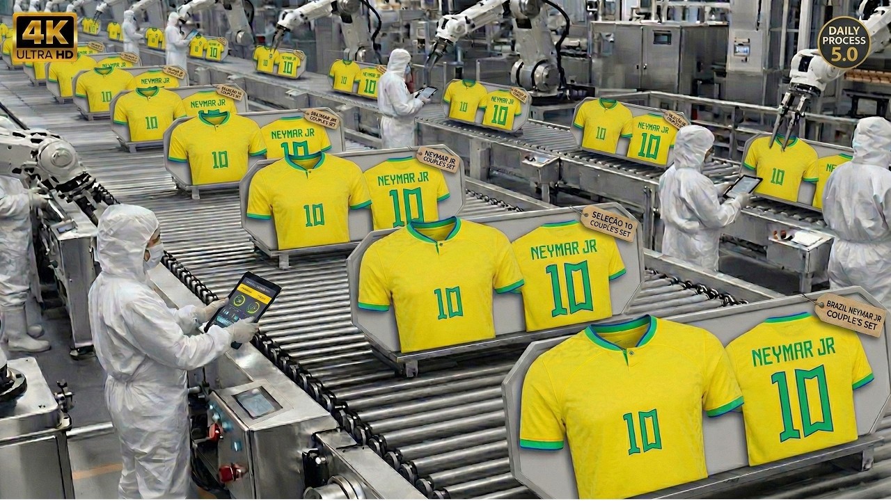 De basura a camisetas de la selección brasileña participante del Mundial 2026