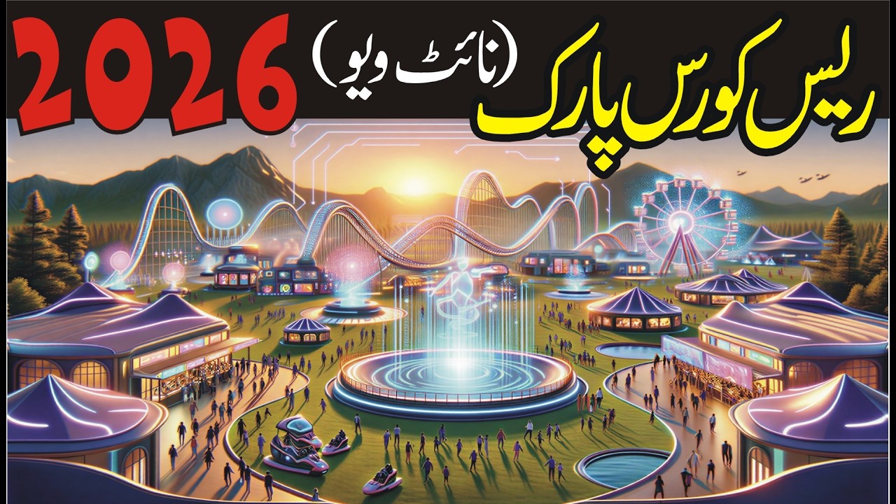Race Course Park  l  Jilani Park Night  l  Lahore Best Park l Lover Pakistan