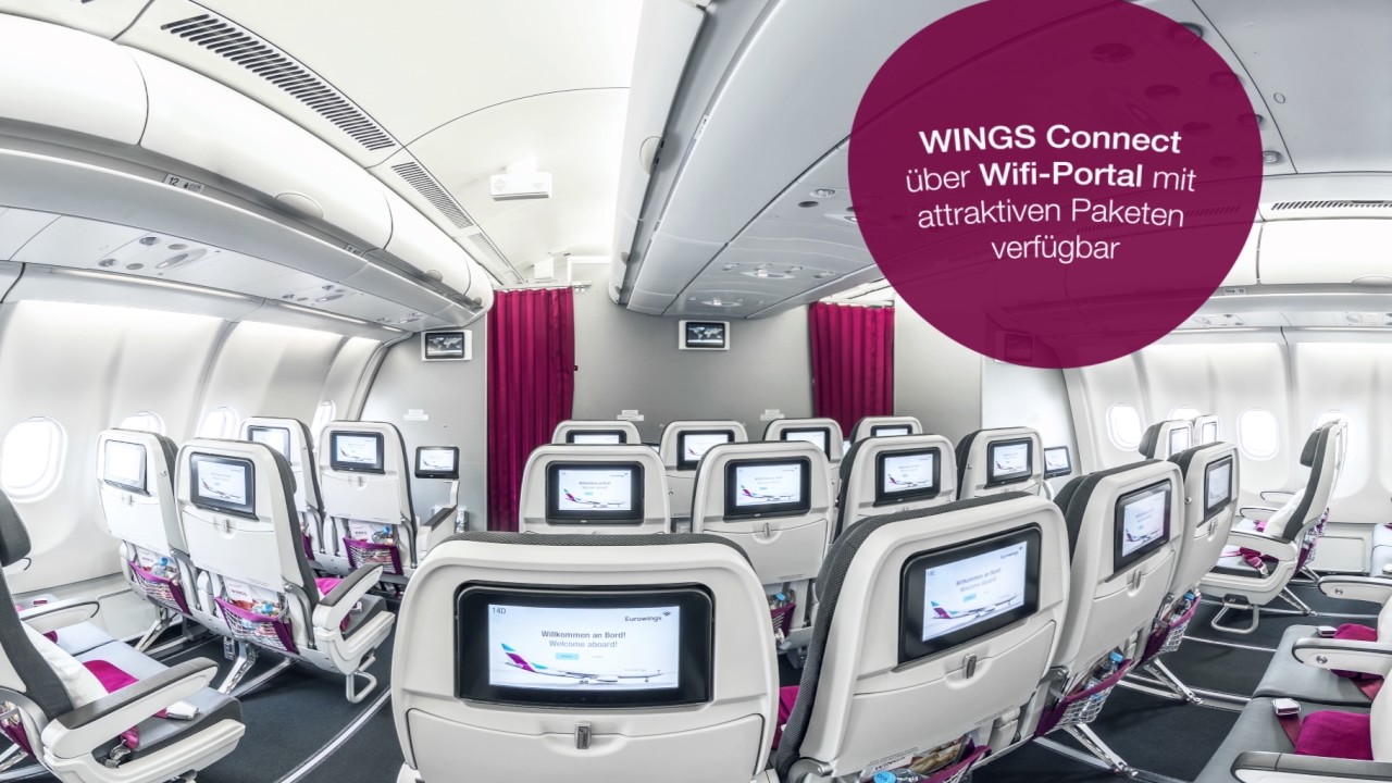 360°: Die Eurowings A330 Kabine