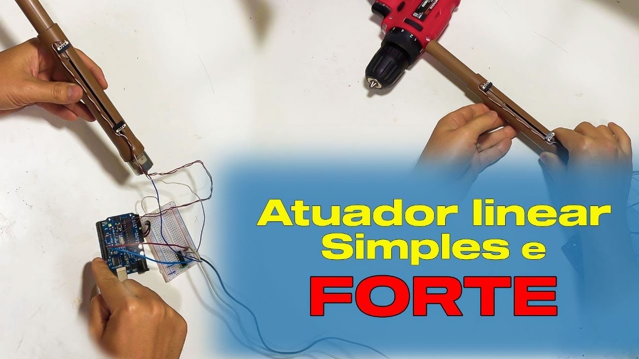 Atuador linear para projetos