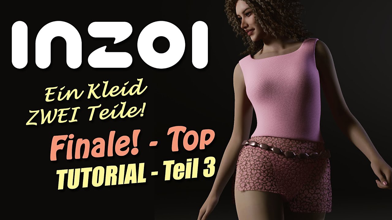inZOI 🌺 Top erstellen & Tutorial abschließen – Teil 3: Komplettes Outfit