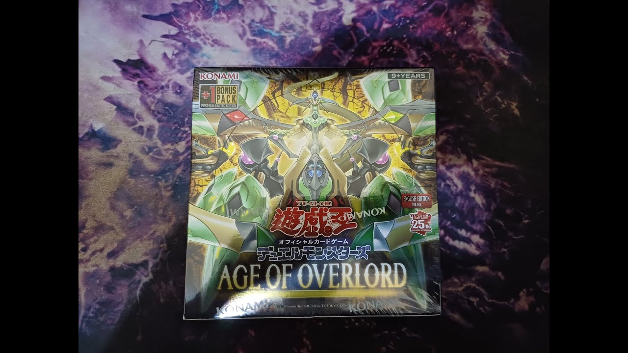 Yugioh OCG Asia-English Age of Overlord Booster Box Opening!