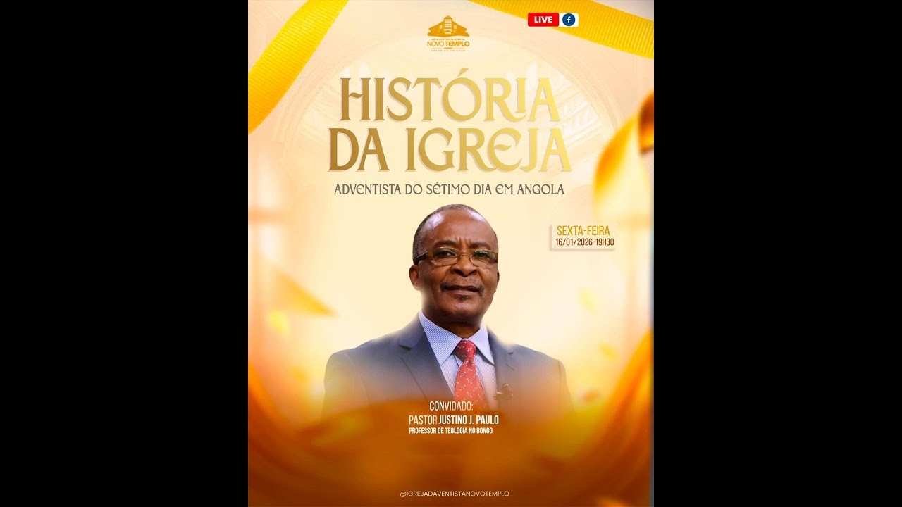 A HISTÓRIA DA IGREJA ADVENTISTA EM ANGOLA - COM O PASTOR JUSTINO JÚNIOR PAULO | EPISÓDIO Nº02