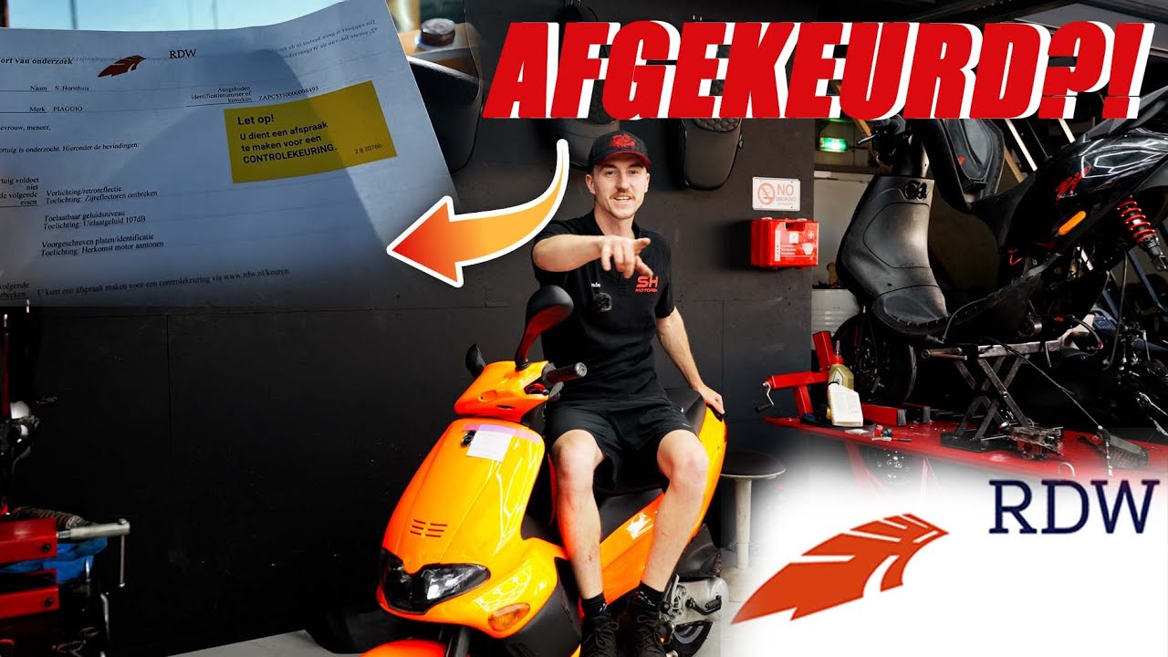 WAT CHECKT HET RDW BIJ EEN KEURING/ INVOERING?? VESPA AFGEKEURD?!
