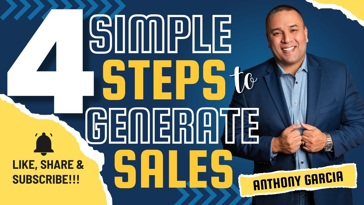 How to Generate Sales? 💰 | 4 Simple Steps to Generate Sales 🤑