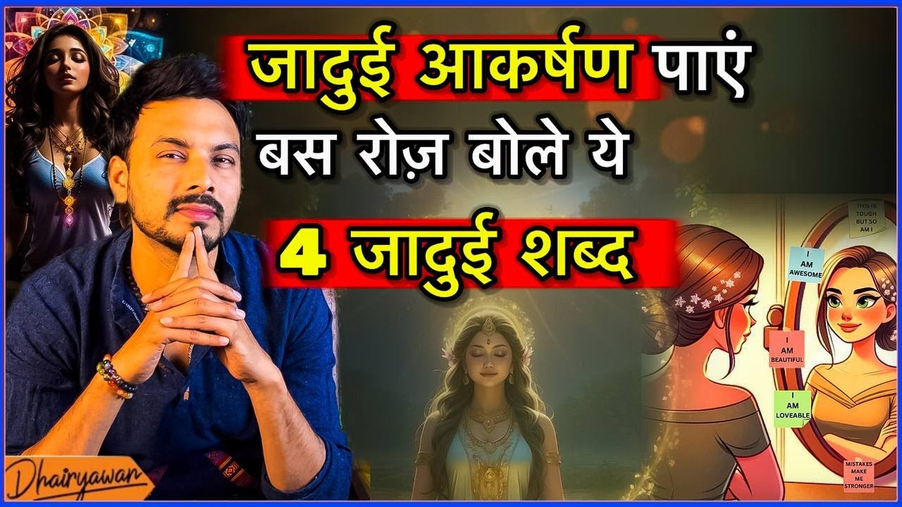 पाएं जादुई आकर्षण । अब हर कोई आपकी तरफ होगा आकर्षित बस बोले ये 4 जादुई शब्द ।By Mayank Dhairyawan