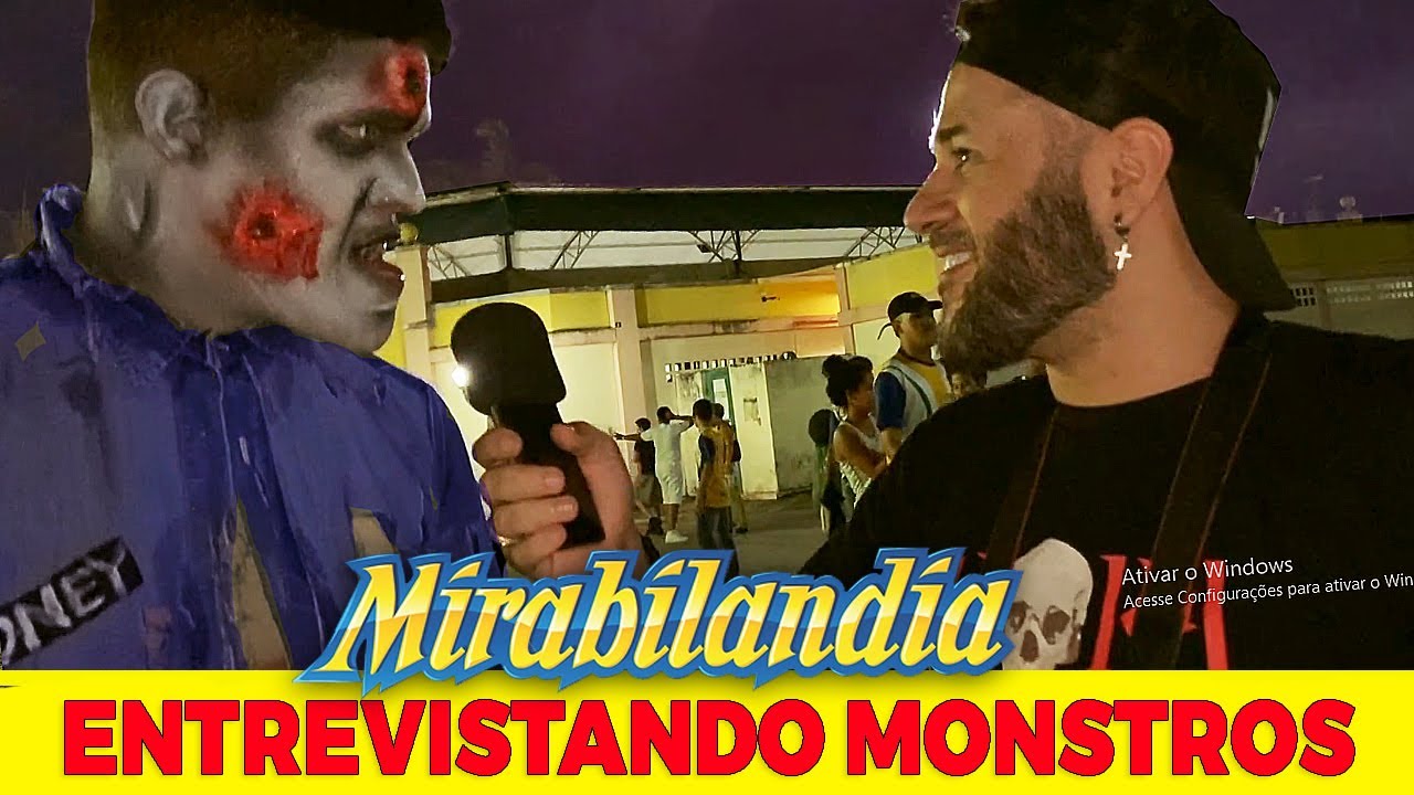 HORA DO TERROR 2022 - MIRABILANDIA - ENTREVISTANDO MONSTROS PARTE 2