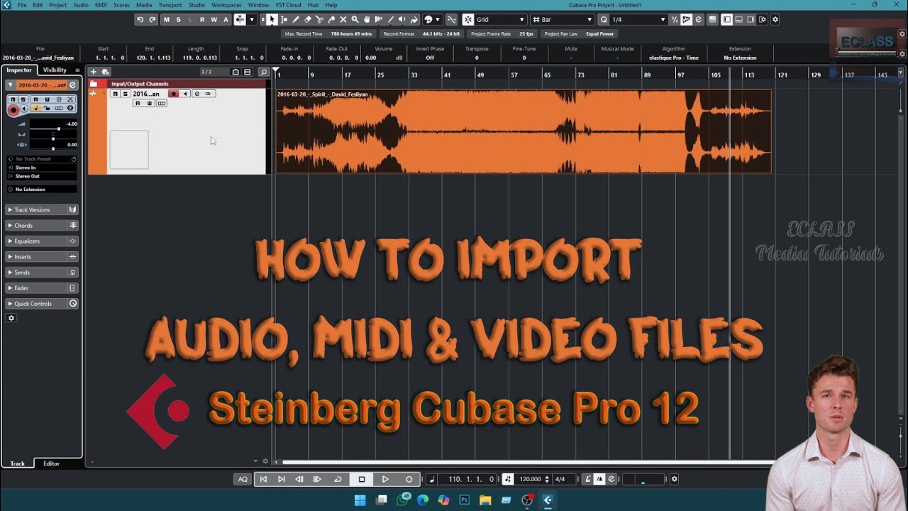 How to Import Files into Cubase Project