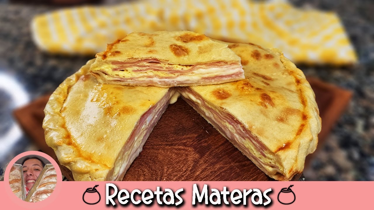 Tarta de jamon y queso | MASA CASERA FACIL, ✅CENA RÁPIDA ✅