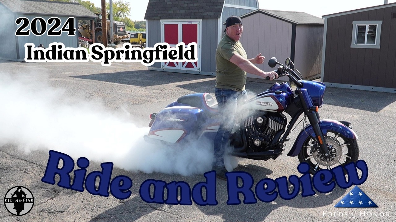 Ride and Review my new @Indian_Motorcycle Springfield Darkhorse