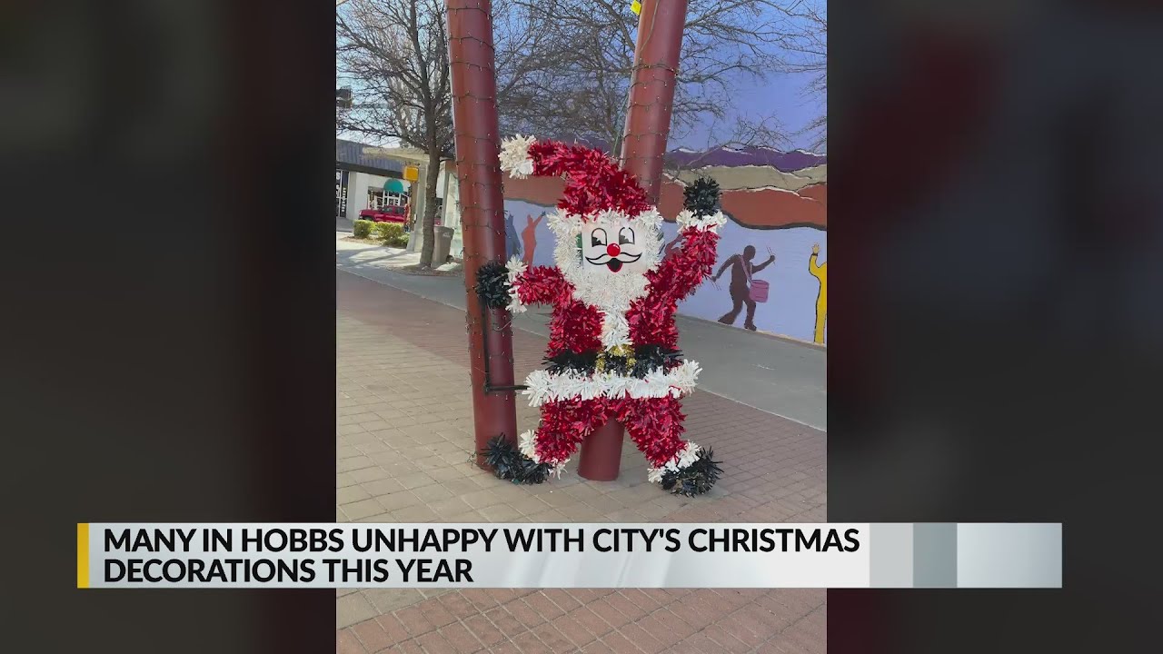 City of Hobbs makes changes to traditional holiday decor