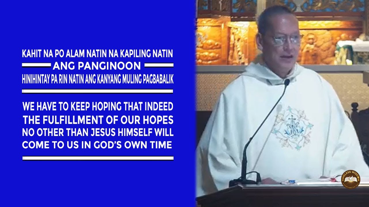 Timeless Wisdom | Homily | Keep Hoping | Feast of the Presentation of the Lord | Fr Castro OP