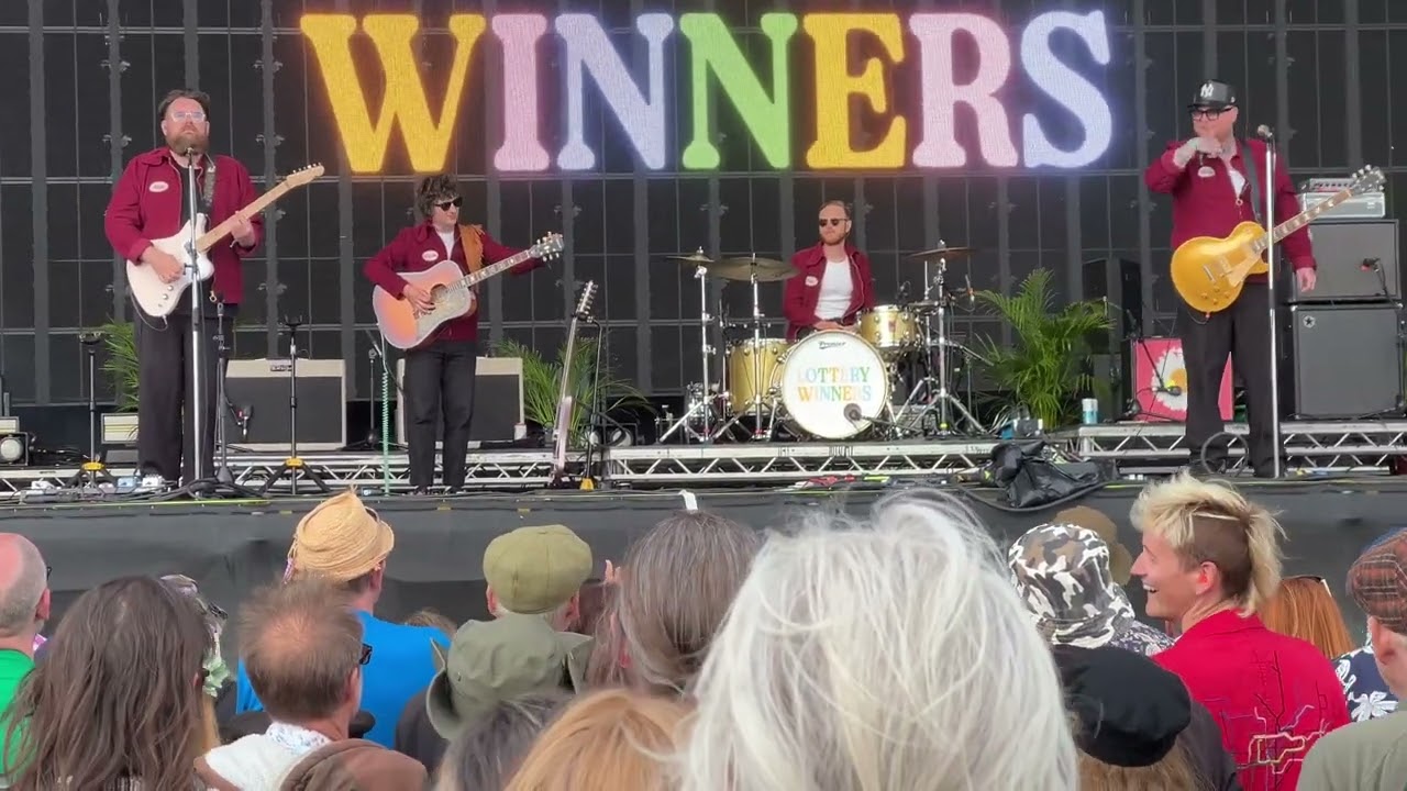 Hilarious Set by Manchester's Lottery Winners at Bearded Theory. 25 May 2025