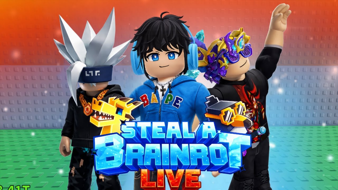 BACK IN STEAL A BRAINROT LIVE PRIVATE SERVER WITH SUBCRIBERS #brainrot #steelabrainrot