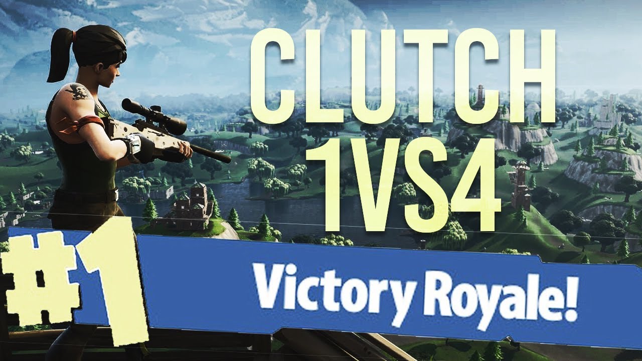 TOP 1 après un Clutch 1vs4 de Skite sur Fortnite Battle Royale