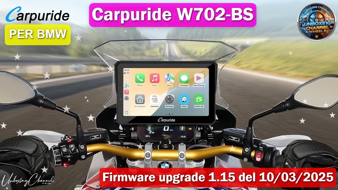Carpuride W702-BS - Firmware upgrade 1.15 del 10/03/2025