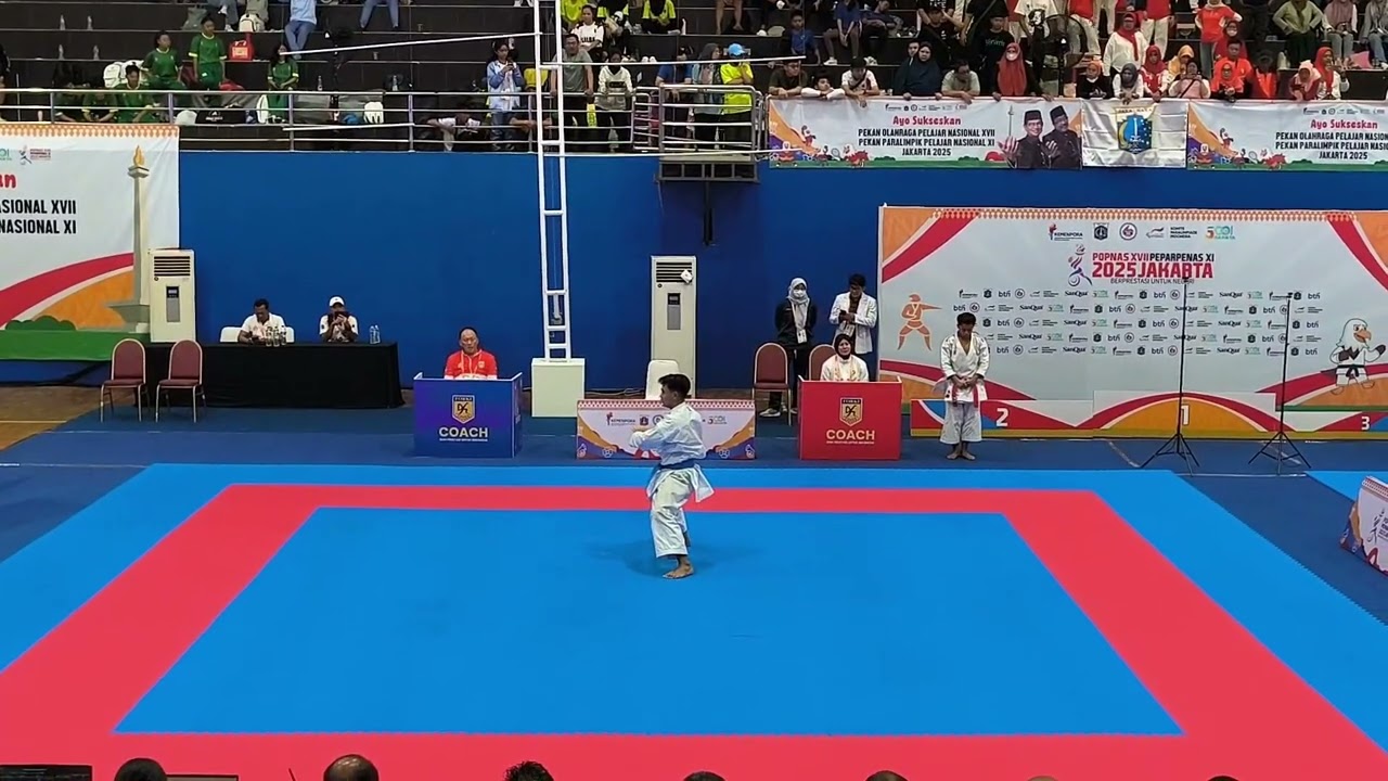 FINAL POPNAS 2025 - KARATE KATA PERORANGAN PUTRA - NAUFAL DIANDRA (JABAR) VS M. PASYA (DKI JAKARTA)