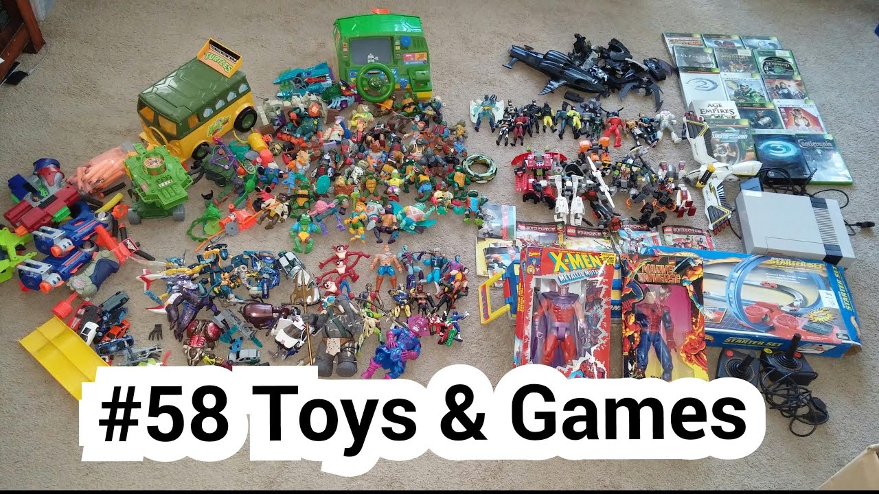 #58 - Vintage TMNT Toy and Game Garage Sale Haul