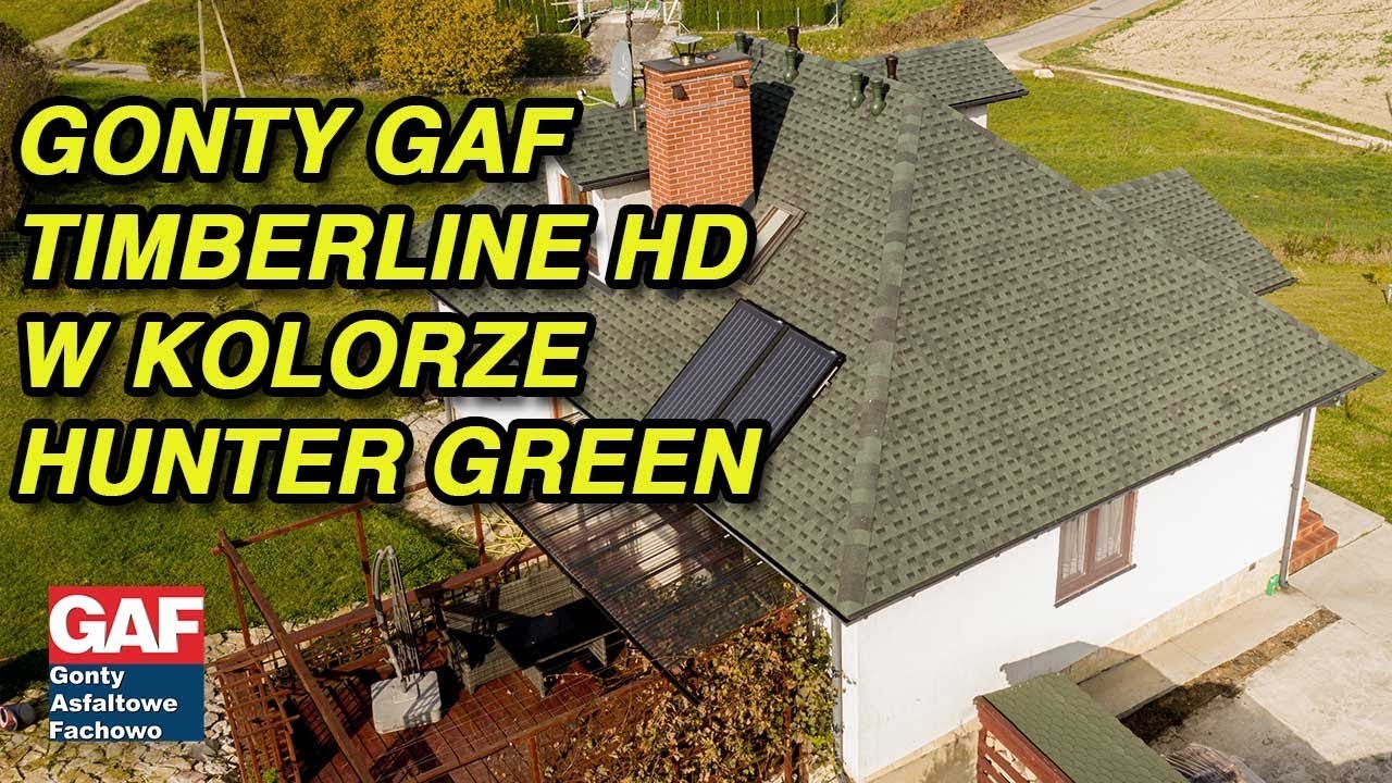 Gonty GAF model Timberline HD w kolorze Hunter Green