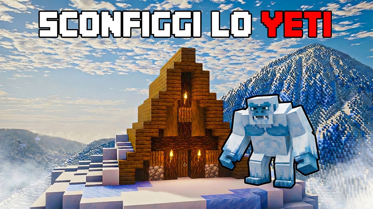 AFFRONTIAMO IL MOSTRO delle NEVI per SOPRAVVIVERE al FREDDO! - Minecraft Ep.5