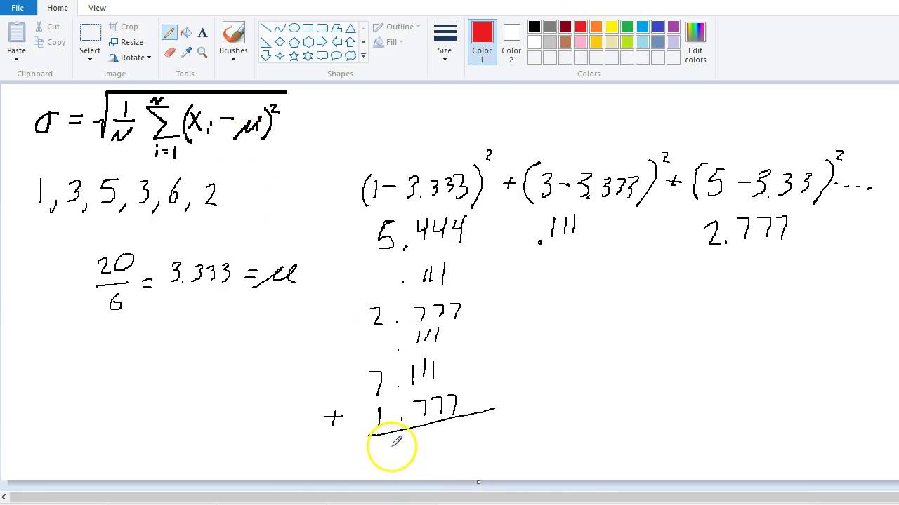Standard Deviation