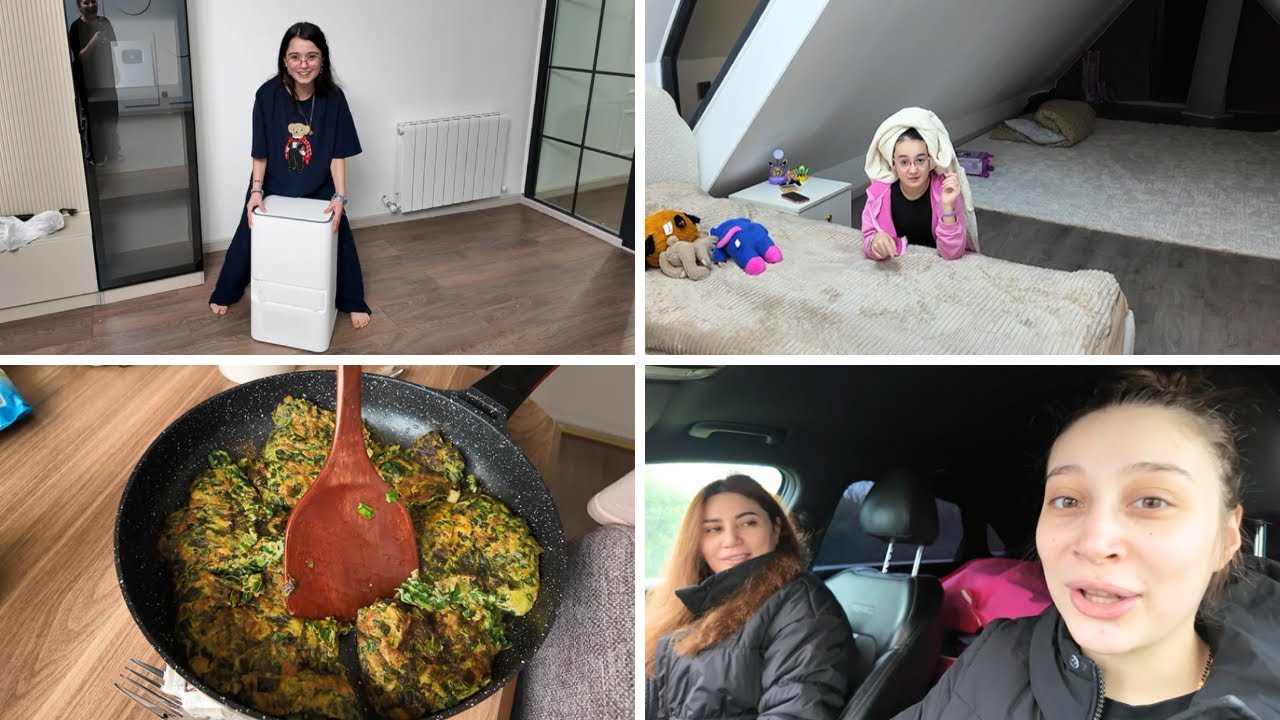 YENİ EVİMİZƏ ANAM GƏLDİ 😍 | MƏN DƏ BİR GÜNLÜK UŞAĞAM 😅