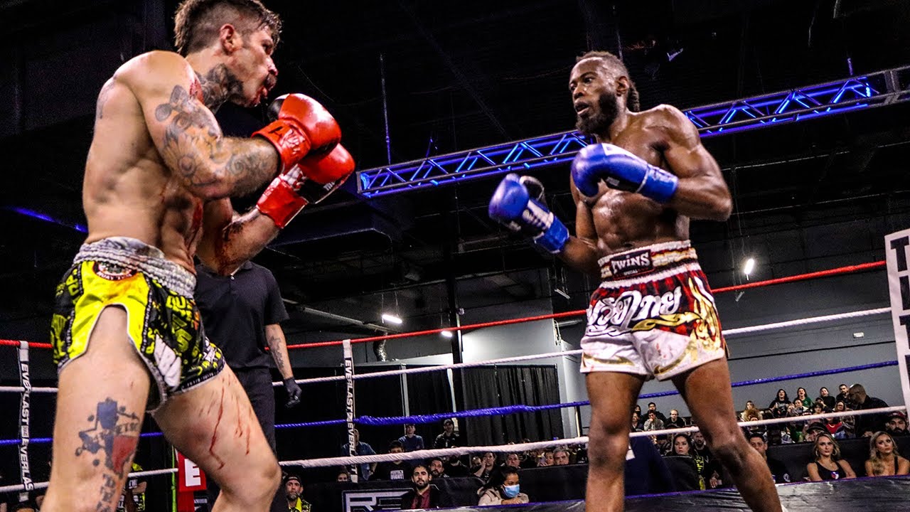 Kendrick Williams vs Samuel Mongonia - Texas Muay Thai Championships 1