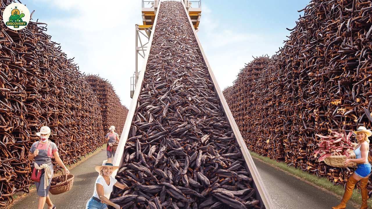 Amazing Process of Harvesting Vanilla | The Production of the World’s Second Most Expensive Spice