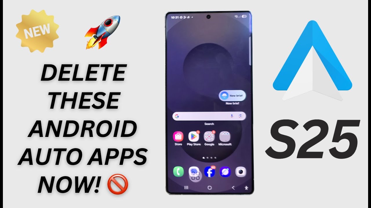 🚗 How to Remove Unwanted Apps from Android Auto on Galaxy S25/S25 Ultra!