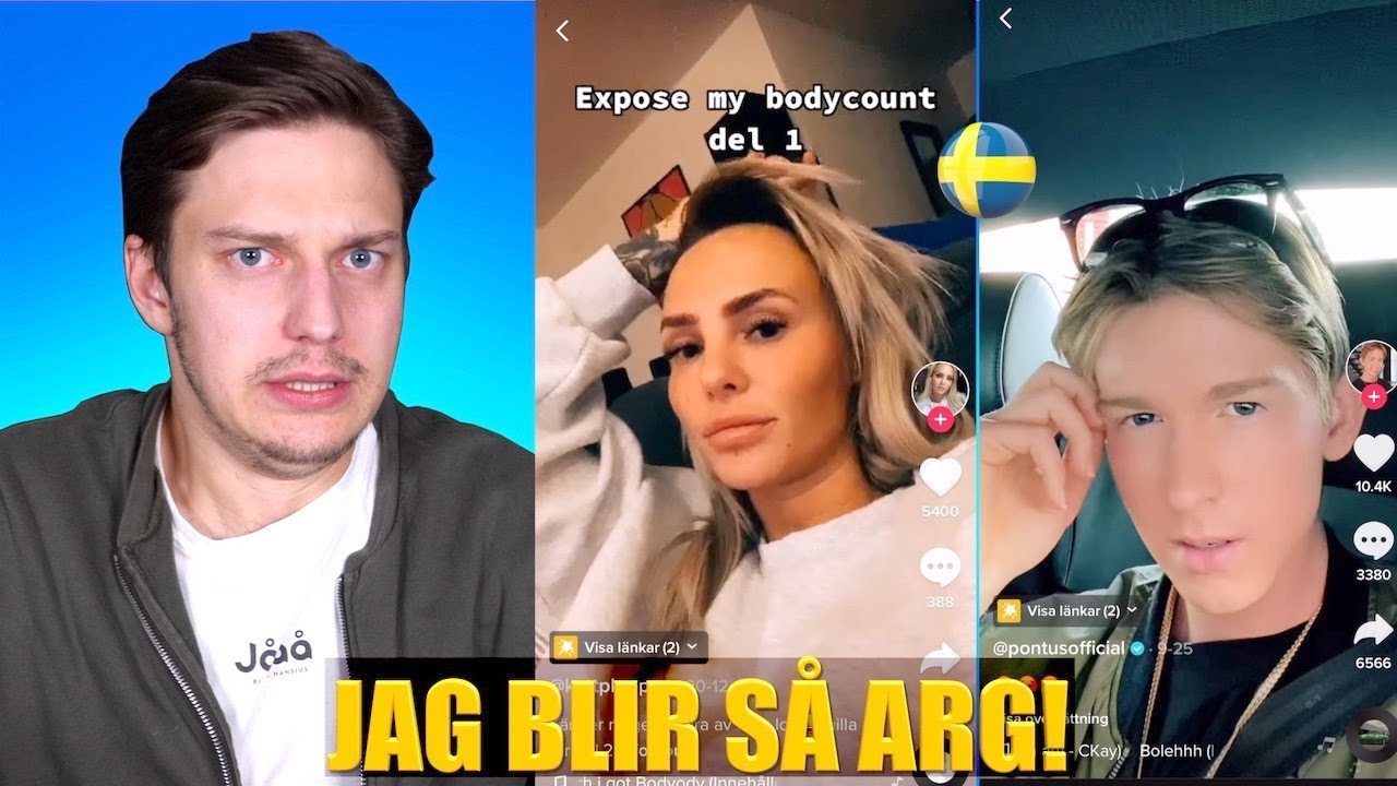 REAGERAR PÅ SVENSKA TIK TOK! 🇸🇪 | Folk är dumma i skallen!